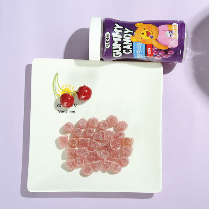 Αντιοξειδωτικές Gummy βιταμίνες Ε φρούτων σπόρου σταφυλιών ζελατίνης με τη ζελατίνα Gummies βιταμίνης C