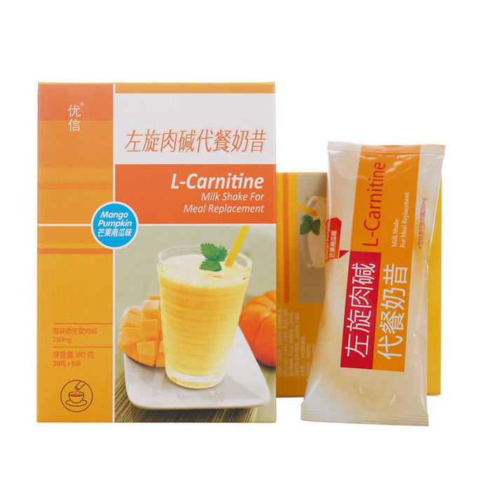 L- Carnitine γεύση μάγκο σκονών Milkshake διατροφής/σκονών κουνημάτων αντικατάστασης γεύματος