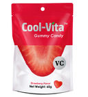 Η Yummy αστεία φράουλα βιταμινών φρούτων Gummy σχεδίασε διαμορφωμένο καρδιά μικρό 60g ανά τσάντα