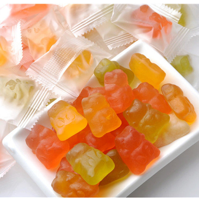 Gummy αρκούδες ζελατίνης γλουτένης ελεύθερες ζωηρόχρωμες με τη βιταμίνη Ε/τη βιταμίνη B1