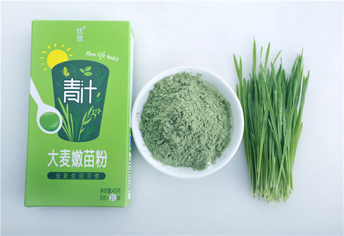 Εύγευστα υγείας πράσινα χυμού πακέτα σκονών 3gx15 κριθαριού Aojiru πράσινα